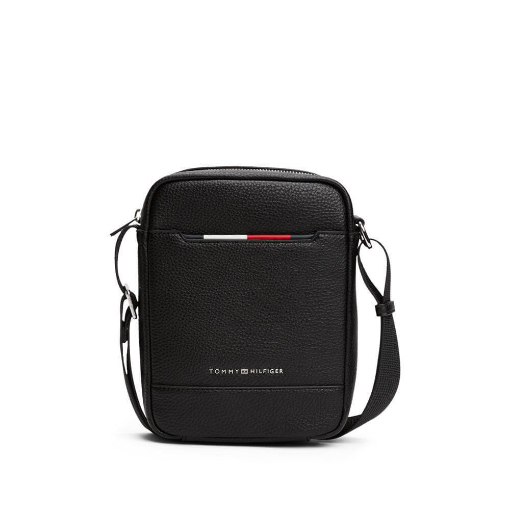 Tommy Hilfiger Metal Logo Crossbody Reporter Bag